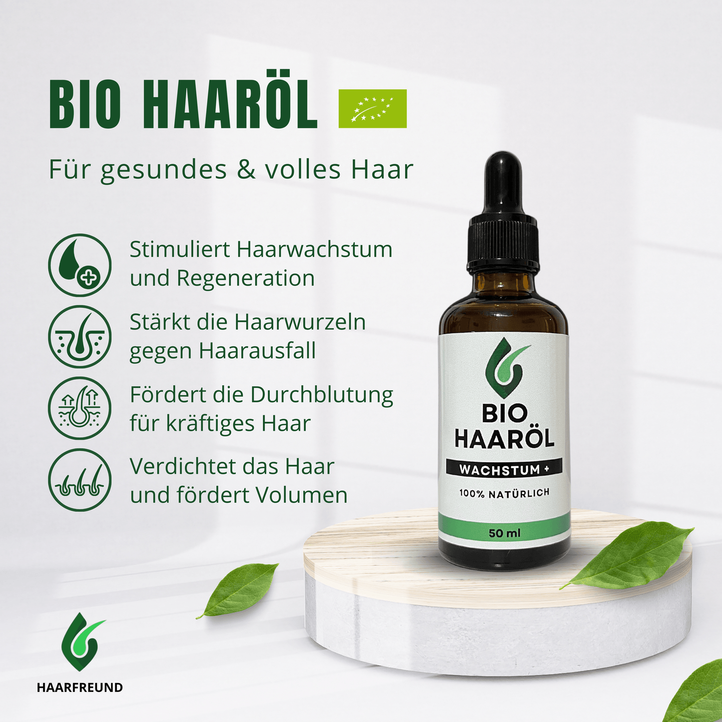 Premium BIO Haaröl Wachstum+