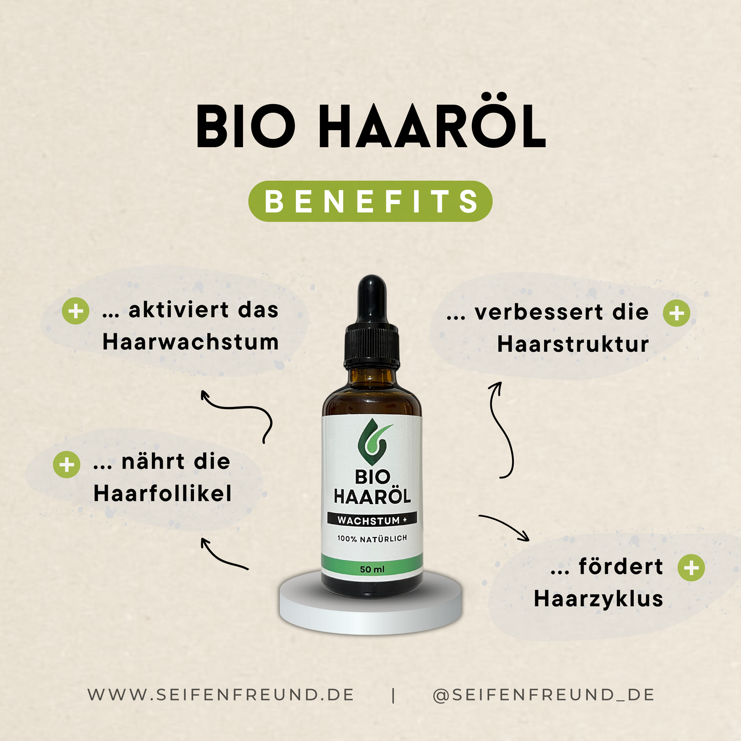Premium BIO Haaröl Wachstum+