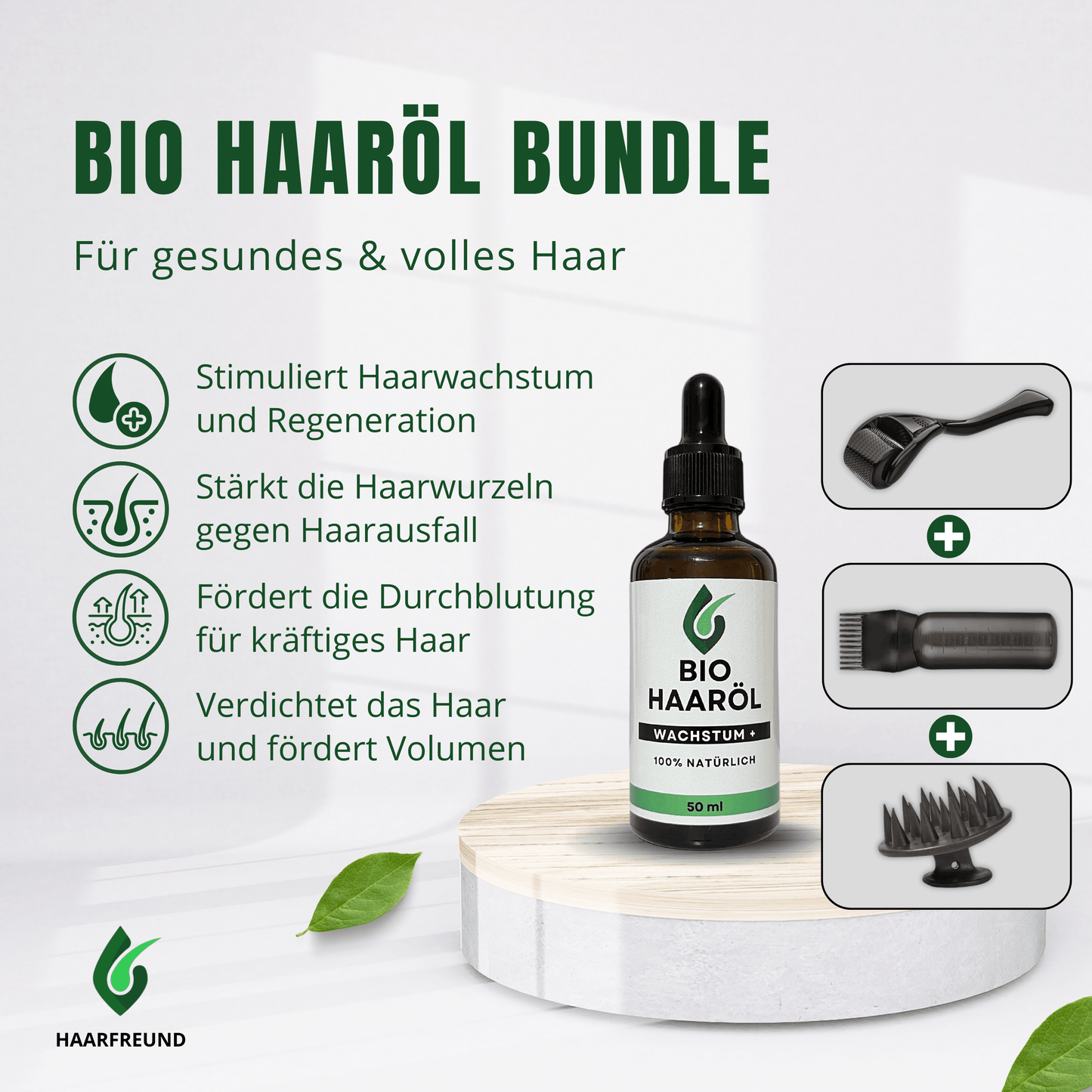 [Bundle] Premium BIO Haaröl Wachstum+